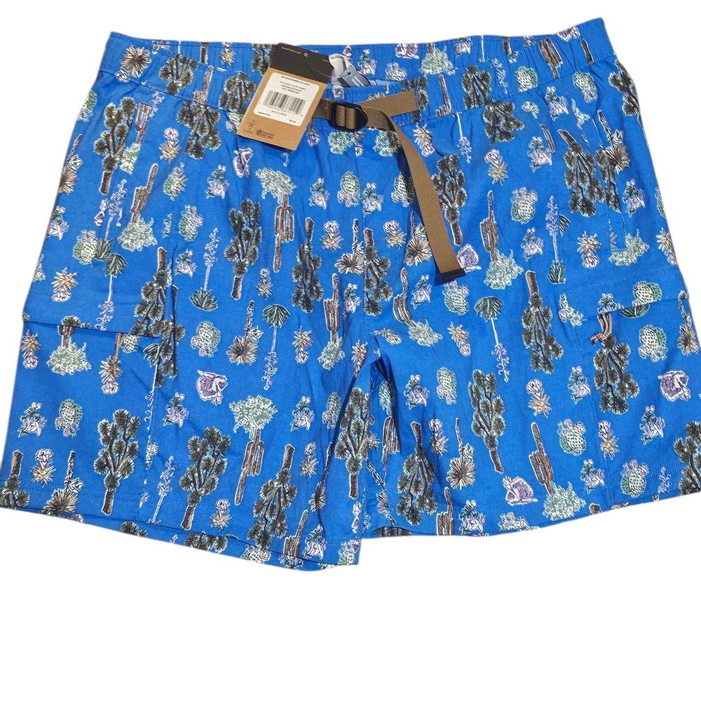 The North Face Blue Palm Print Shorts